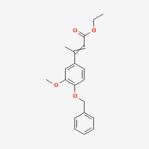 Ethyl 3-[4-(benzyloxy)-3-methoxyphenyl]but-2-enoate