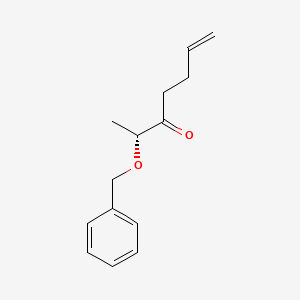 (2R)-2-(Benzyloxy)hept-6-en-3-one