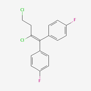 Benzene, 1,1'-(2,4-dichloro-1-butenylidene)bis[4-fluoro-