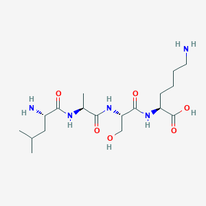 L-Leucyl-L-alanyl-L-seryl-L-lysine