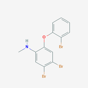 4,5-Dibromo-2-(2-bromophenoxy)-N-methylaniline