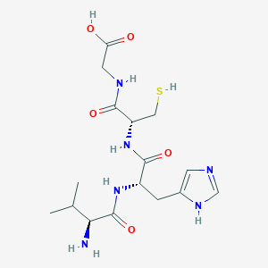 L-Valyl-L-histidyl-L-cysteinylglycine