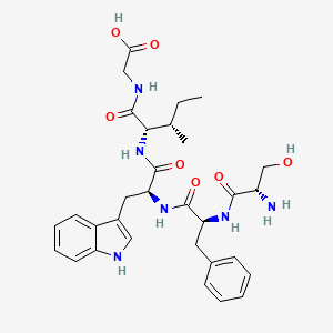 Glycine, L-seryl-L-phenylalanyl-L-tryptophyl-L-isoleucyl-