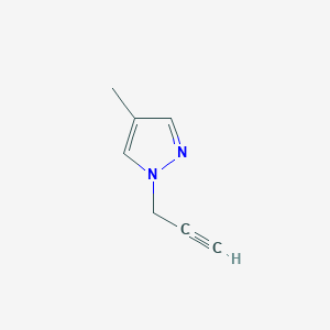 molecular formula C7H8N2 B1421835 4-甲基-1-(炔丙基)-1H-吡唑 CAS No. 1250242-23-9