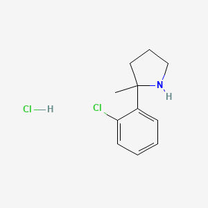 2-(2-Chloro-phenyl)-2-methyl-pyrrolidine hydrochloride