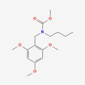 Carbamic acid, butyl[(2,4,6-trimethoxyphenyl)methyl]-, methyl ester