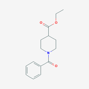B142184 Ethyl 1-benzoylpiperidine-4-carboxylate CAS No. 136081-74-8