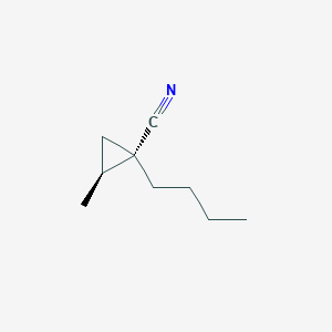 (1S,2S)-1-butyl-2-methylcyclopropane-1-carbonitrile