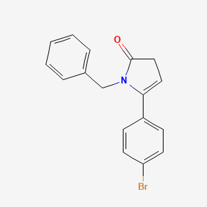 1-Benzyl-5-(4-bromophenyl)-1,3-dihydro-2H-pyrrol-2-one