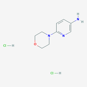 molecular formula C9H15Cl2N3O B1421844 6-Morpholinopyridin-3-amine dihydrochloride CAS No. 82205-55-8