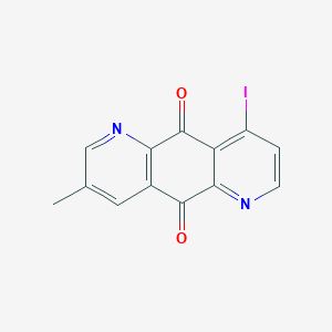 Pyrido[2,3-g]quinoline-5,10-dione, 9-iodo-3-methyl-