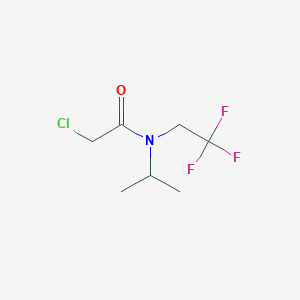 2-chloro-N-(propan-2-yl)-N-(2,2,2-trifluoroethyl)acetamide