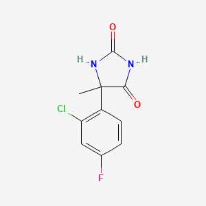 5-(2-Chloro-4-fluorophenyl)-5-methylimidazolidine-2,4-dione