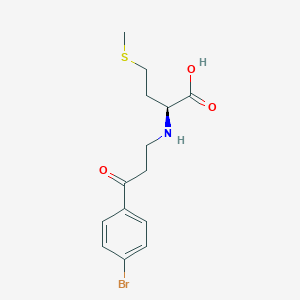 molecular formula C14H18BrNO3S B14218474 N-[3-(4-Bromophenyl)-3-oxopropyl]-L-methionine CAS No. 828250-24-4