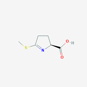 (2S)-5-(Methylsulfanyl)-3,4-dihydro-2H-pyrrole-2-carboxylic acid