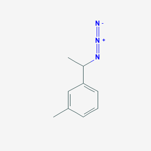 molecular formula C9H11N3 B14218527 1-(1-Azidoethyl)-3-methylbenzene CAS No. 823189-12-4