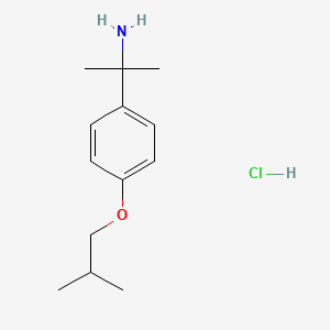 2-[4-(2-Methylpropoxy)phenyl]propan-2-amine hydrochloride