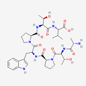 L-Alanyl-L-threonyl-L-prolyl-L-tryptophyl-L-prolyl-L-threonyl-L-valine