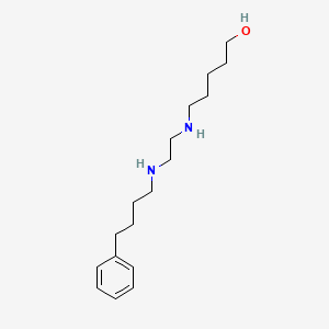 5-[2-(4-Phenylbutylamino)ethylamino]pentan-1-ol