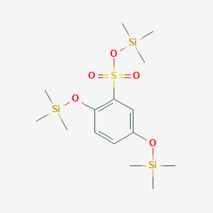 Trimethylsilyl 2,5-bis[(trimethylsilyl)oxy]benzene-1-sulfonate