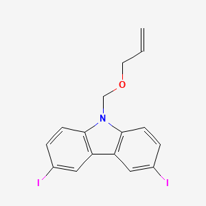 9H-Carbazole, 3,6-diiodo-9-[(2-propenyloxy)methyl]-