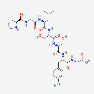 L-Prolylglycyl-L-leucyl-L-seryl-L-seryl-L-tyrosyl-L-alanine