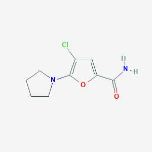 2-Furancarboxamide, 4-chloro-5-(1-pyrrolidinyl)-