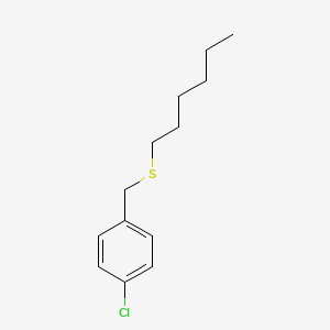 Benzene, 1-chloro-4-[(hexylthio)methyl]-