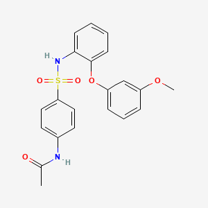 N-(4-{[2-(3-Methoxyphenoxy)phenyl]sulfamoyl}phenyl)acetamide