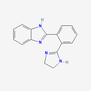 1H-Benzimidazole, 2-[2-(4,5-dihydro-1H-imidazol-2-yl)phenyl]-