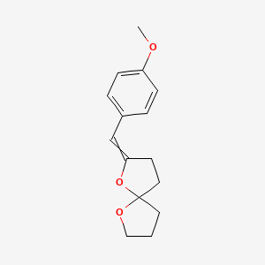 2-[(4-Methoxyphenyl)methylidene]-1,6-dioxaspiro[4.4]nonane