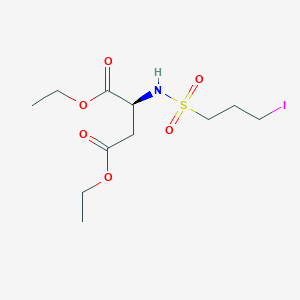 Diethyl N-(3-iodopropane-1-sulfonyl)-L-aspartate