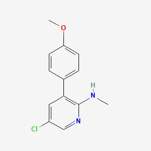 5-Chloro-3-(4-methoxyphenyl)-N-methylpyridin-2-amine