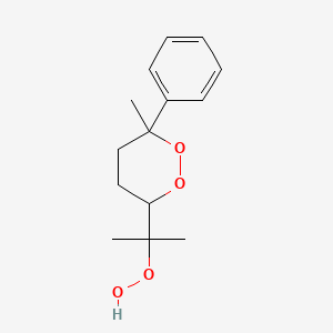 Hydroperoxide, 1-methyl-1-(6-methyl-6-phenyl-1,2-dioxan-3-yl)ethyl