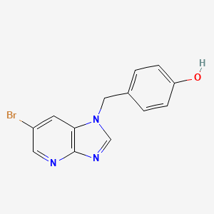 4-[(6-Bromo-1H-imidazo[4,5-b]pyridin-1-yl)methyl]phenol