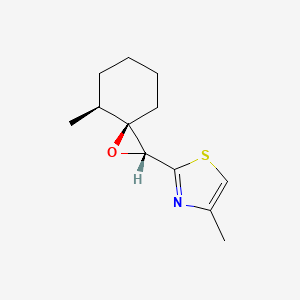 4-Methyl-2-[(2R,3R,4S)-4-methyl-1-oxaspiro[2.5]octan-2-yl]-1,3-thiazole