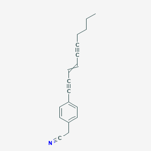 [4-(Dec-3-ene-1,5-diyn-1-yl)phenyl]acetonitrile