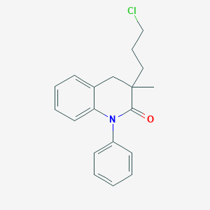 3-(3-Chloro-propyl)-3-methyl-1-phenyl-3,4-dihydro-1H-quinolin-2-one