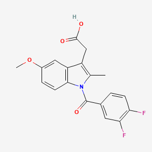 [1-(3,4-difluorobenzoyl)-5-methoxy-2-methyl-1H-indol-3-yl]acetic acid