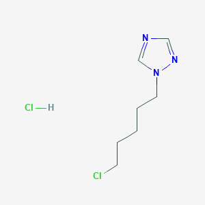 1-(5-chloropentyl)-1H-1,2,4-triazole hydrochloride