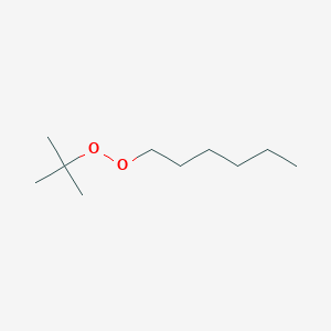 B14218722 Peroxide, 1,1-dimethylethyl hexyl CAS No. 827341-41-3