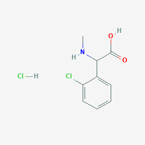 2-(2-Chlorophenyl)-2-(methylamino)acetic acid hydrochloride