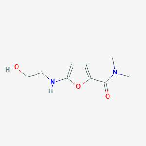 5-[(2-Hydroxyethyl)amino]-N,N-dimethylfuran-2-carboxamide