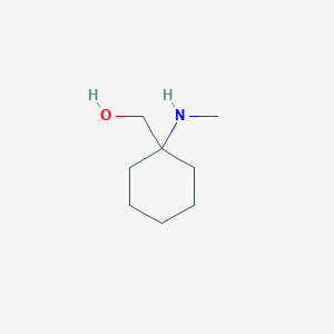 molecular formula C8H17NO B1421875 [1-(Methylamino)cyclohexyl]methanol CAS No. 1094071-92-7