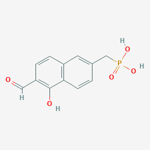 [(6-Formyl-5-hydroxynaphthalen-2-yl)methyl]phosphonic acid