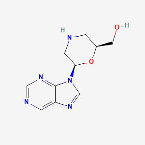 [(2S,6R)-6-(9H-Purin-9-yl)morpholin-2-yl]methanol