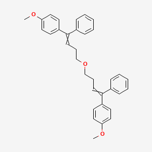 1,1'-{Oxybis[1-(4-methoxyphenyl)but-1-ene-4,1-diyl]}dibenzene