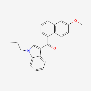 (6-Methoxynaphthalen-1-yl)-(1-propylindol-3-yl)methanone