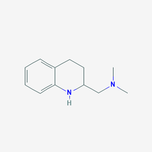 molecular formula C12H18N2 B1421881 N,N-二甲基-1-(1,2,3,4-四氢喹啉-2-基)甲胺 CAS No. 1701-48-0