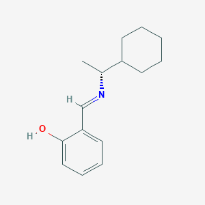 6-({[(1R)-1-Cyclohexylethyl]amino}methylidene)cyclohexa-2,4-dien-1-one